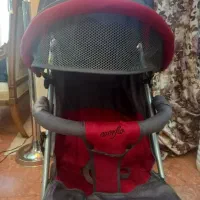 کالسکه عصایی مسافرتی به همراه صندلی ماشین|کالسکه و لوازم جانبی|تهران, فردوس|دیوار