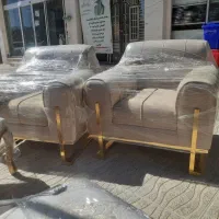 مبل صدفی نیلویی،پارچه ناو،چستر شده،تولیدی انصاری|مبلمان خانگی و میز عسلی|یاسوج, |دیوار