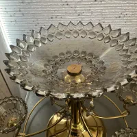 ظرف پایه دار هفت شاخه کریستال