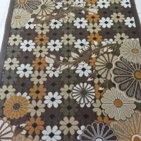 گلیم فرش گلدارسالم بدون پوسیدگی