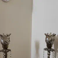 لاله شمعدان برنز|لوستر و چراغ آویز|اردبیل, |دیوار