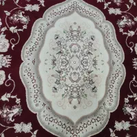 فروش فرش ۹متری رنگ لاکی تمام نخ