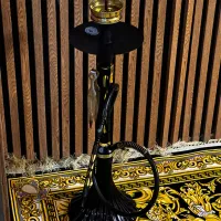 قلیان عربی اصل اصل مشکی طلایی|کلکسیون و سرگرمی|زابل, |دیوار