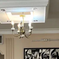 ۲عدد لوستر کاملا تمیز و نو