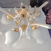 لوستر ۵شعله شیک|لوستر و چراغ آویز|رشت, لاکان|دیوار