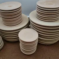 بشقاب سفالی خام