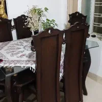 میز نهار خوری ۶ نفره|میز و صندلی غذاخوری|مرودشت, فاز دوم شهرک فرهنگیان|دیوار