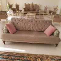 نیم ست مبل راحتی سه نفره با دو صندلی