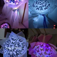 گل روبانی، بوکت پروانه، باکس نوزادی|گل مصنوعی|کرمانشاه, |دیوار