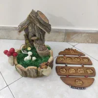 هفت سین چوبی + آویز چوبی