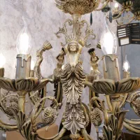 لوستر برنجی|لوستر و چراغ آویز|مشهد, ده دی|دیوار