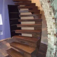 ساخت و اجرای پله های مدرن و کلاسیک ...|خدمات پیشه و مهارت|قم, چهل درخت‎|دیوار
