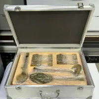 سرویس قاشق و چنگال ۲۴ نفره با چمدان|ظروف سرو و پذیرایی|کرج, برغان|دیوار