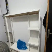 رگال چوبی استند دار سفید