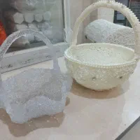 صندوقچه سبد چوبی ماکارون جهت تزئین شب یلدا عروس|صنایع دستی و سایر لوازم تزئینی|کاشان, پاقپان|دیوار