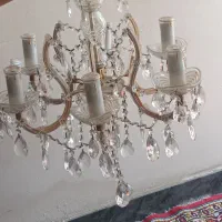 سه عدد لوستر کرستال