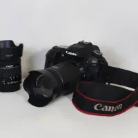 دوربین 80d Canon همراه دوعدد لنز