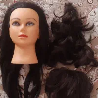 کله مانکن تمیز وسالم باچندتا موی تمرینی