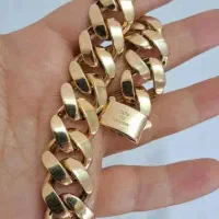 طلا (زنجیر و دستبند موناکو اصل)|جواهرات|جم, |دیوار