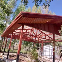 اجرای خرپا پوشش سوله آلاچیق سوله سردرب سایبان