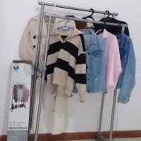 رگال لباس دوطبقه نو طوسی سایز و اندازش رو کارتن