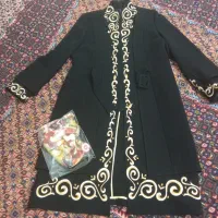 مانتو شیک اصیل فاخر ۴۴ کرپ گرم بالا