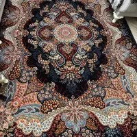 فرش ۱۲ متری و ۹ متری و قالیچه ۱/۵ متری سرمه‌ای|فرش|تهران, مشیریه|دیوار