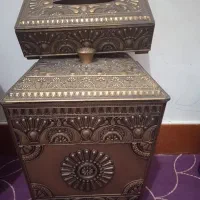 سطل زباله ودستمال