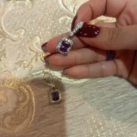 گوشواره نقره نگین دار|بدلیجات|تهران, چهارصد دستگاه|دیوار