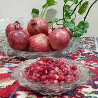 انارخوری بلور قدیمی|ظروف سرو و پذیرایی|قم, چهار مردان|دیوار