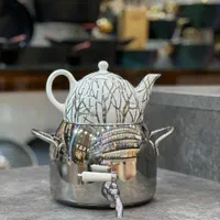 کتری قوری شیردار کرکماز (اصلی)|قوری، کتری، قهوه‌ساز دستی|تهران, شوش (باغ آذری)|دیوار