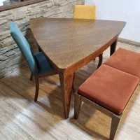 میز ناهارخوری ۴ نفره|میز و صندلی غذاخوری|شهرکرد, |دیوار