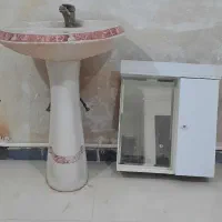 روشویی به همراه آینه باکس