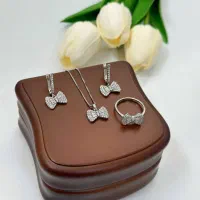 نیم ست نقره اقساطی با چک معتبر و برنامه اسنپ ۶۴۰۴|بدلیجات|تبریز, |دیوار