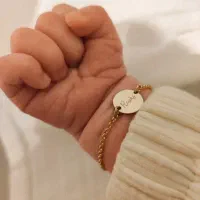 طراحی و ساخت پلاک دستبندی نوزادی با حک اسم|جواهرات|تهران, گیشا|دیوار