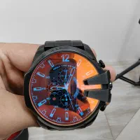 ساعت دیزل شاخدار شیشه رنگی