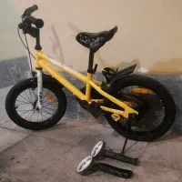 دوچرخه قناری سایز ۱۶ درحد نو