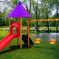 تاب و سرسره پارکی اصفهان سازه بازی باغ فضای باز