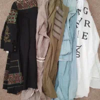 حراج مانتو زنانه و دخترانه ۶ عدد