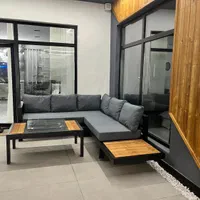 مبلمان باغی فلزی ویلایی مبل آتشدان کافه مدل ال|مبلمان خانگی و میز عسلی|شهریار, شهریار|دیوار