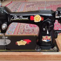 چرخ خیاطی دستی آنتیک قابل تبدیل به دینام