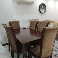 میز ناهارخوری چوبی ۶ نفره