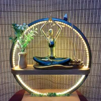 جاعودی دستساز دکوری چراغدار یوگا مدل شماره ۲