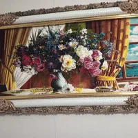 تابلوفرش طرح گل