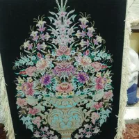 تابلو فرش ابریشم