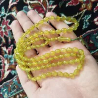 تسبیح شاه مقصود زرد کهنه کهنه