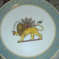 بشقاب آنتیک وبکر