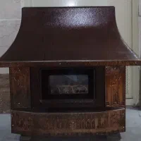 بخاری ایمن گاز مدل شومینه