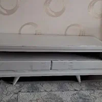 میز تلویزیون صدفی دو کشو