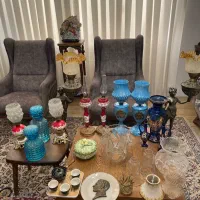 لمونژکریستال  چینی قاشق شکلات آجیل قهوه خوری قدیمی